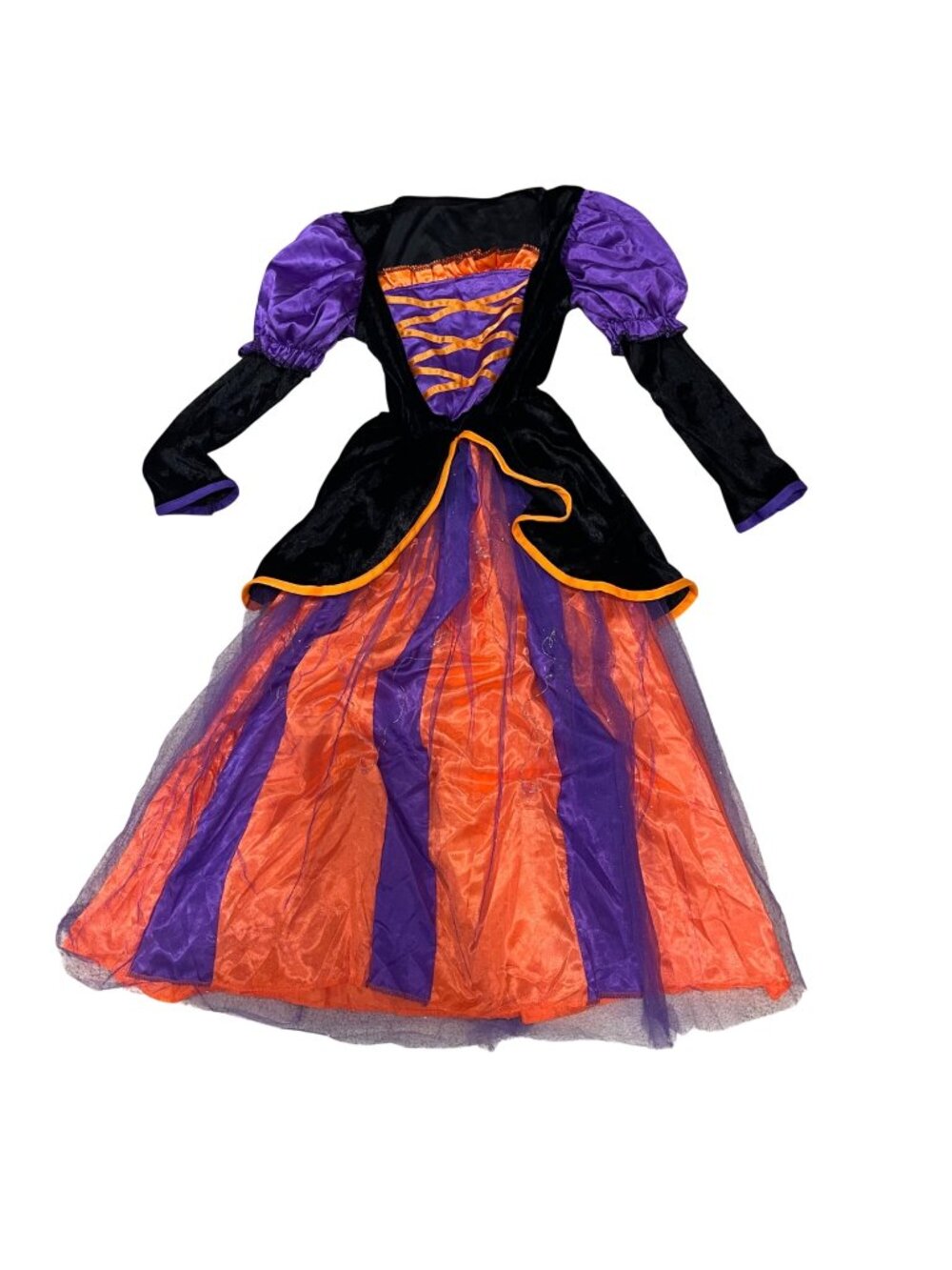 Unbranded Light Up Witch Halloween Costume Dress Girls Size Small (4-6X) Black